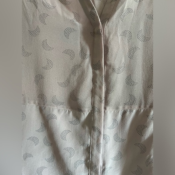 PAIGE Silk Pink Crescent Moon Blouse - Picture 3 of 7